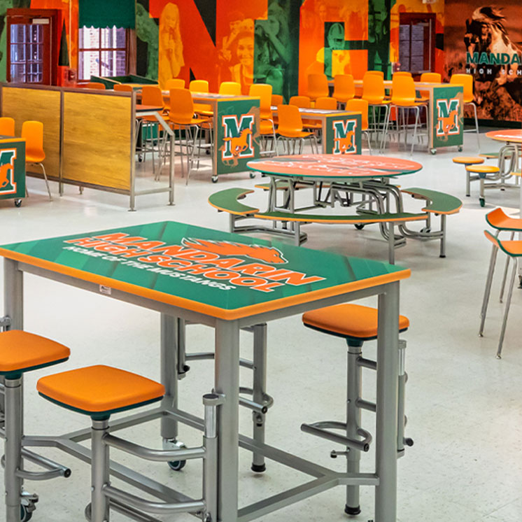 Lunch Room Cafeteria by AmTab Lunch Room Cafeteria by AmTab available from Worthington Direct